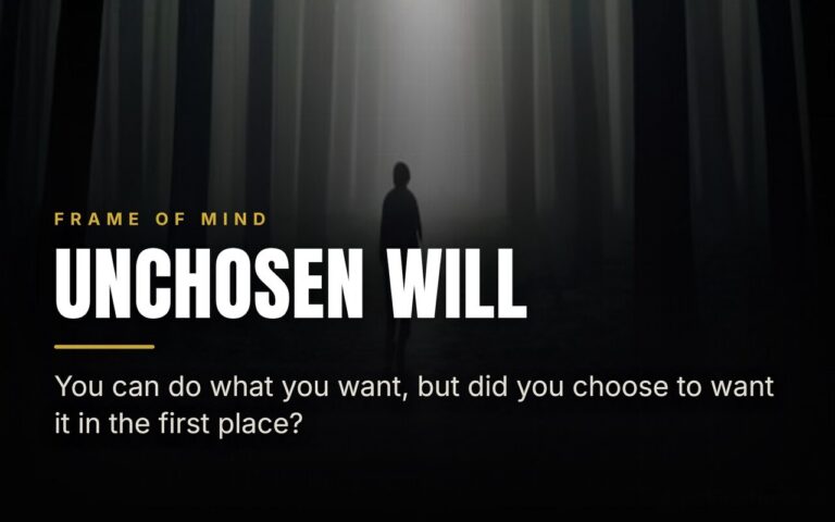 Dark, Schopenhauer, and the Question of Free Will