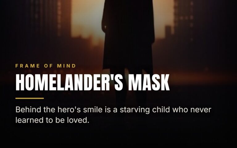 Homelander and the Monster That Neglect Builds