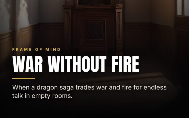 House of the Dragon: A Prelude That Never Becomes a Story