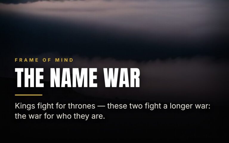 Jon Snow and Uhtred: Two Ways to Fight for a Name