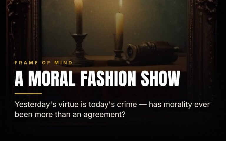 Morality Might Just Be a Very Old Social Contract