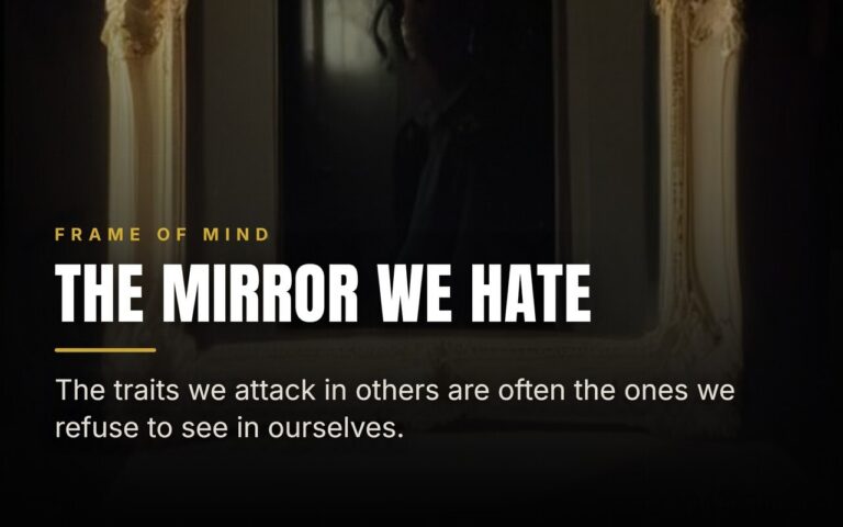 The People Who Accuse Everyone Else of Their Own Flaws