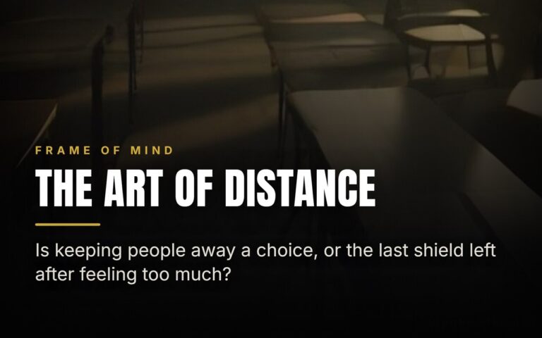 The Teacher Who Chose Distance Over Closeness