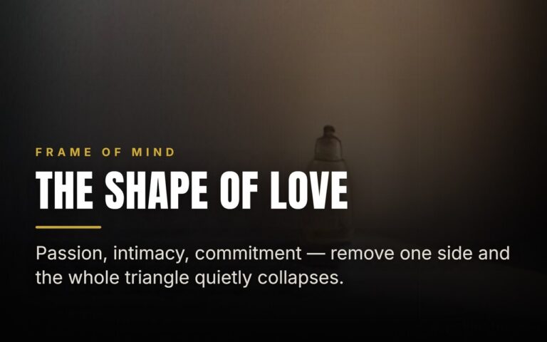 The Three Sides of Love, According to Sternberg