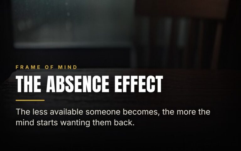 Why Absence Makes People Want You More (Sometimes)