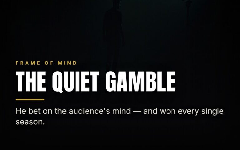 Youssef El Sharif: Betting on the Audience’s Intelligence