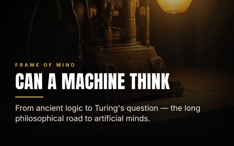 From Turing’s Question to the Age of Machine Learning