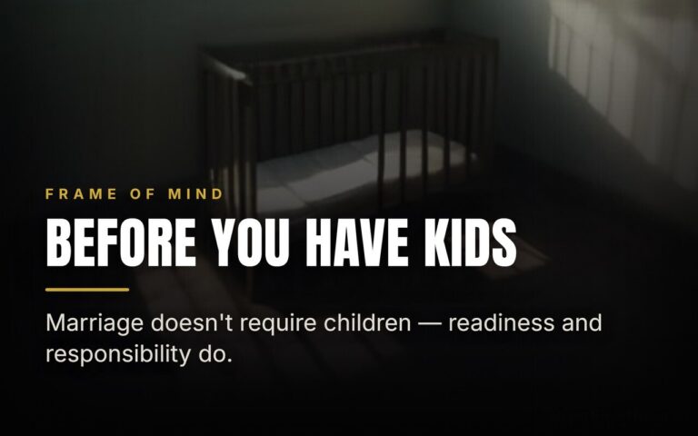 Marriage Doesn’t Obligate You to Have Children
