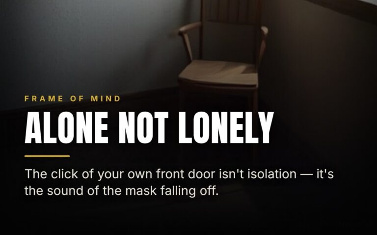 Solitude Isn’t Lack — It’s the Highest Form of Freedom