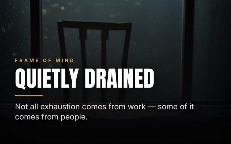 The Difference Between Being Tired and Being Used Up