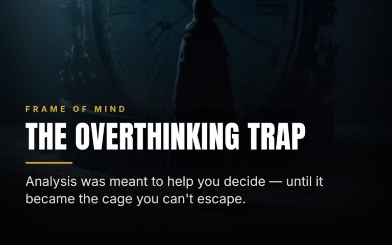 The Hidden Cost of Overthinking Every Decision