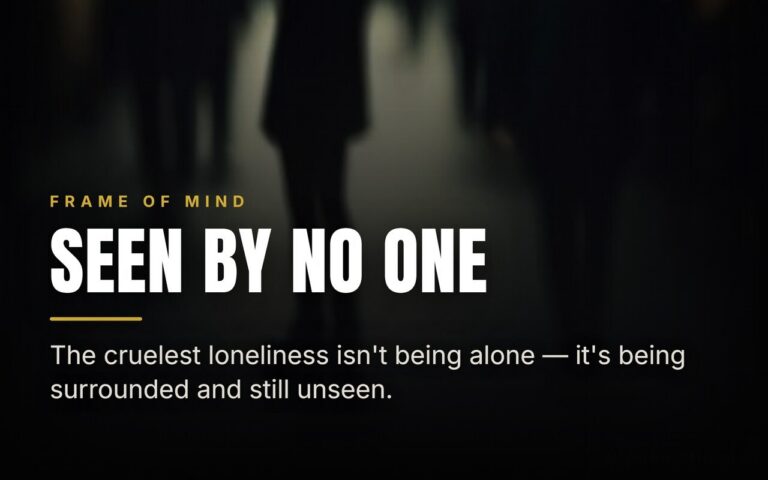 The Loneliness of Being Loved Inconsistently