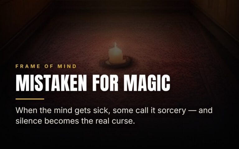 When Mental Illness Gets Mistaken for Sorcery