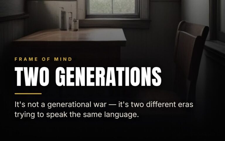 Why Generations Keep Misunderstanding Each Other