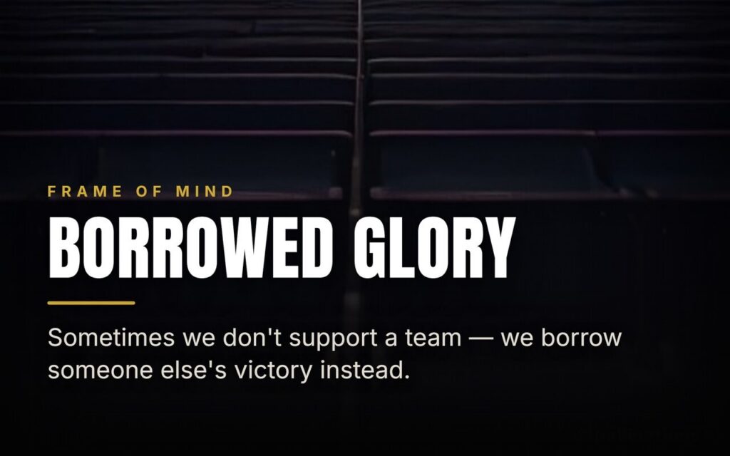 Why We Feel Like We Won When Our Favorite Player Does